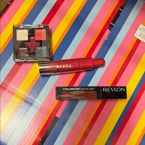 Revlon Lip Palette and Liquid Lipsticks and Lip Oil Bundle